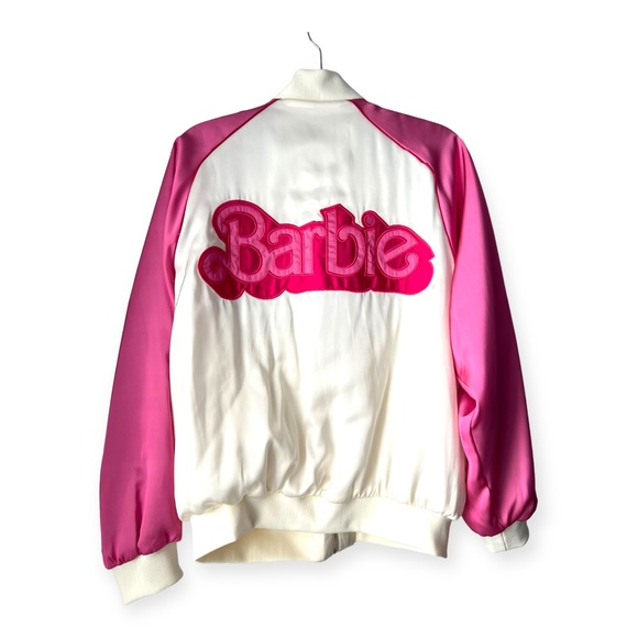 Zara x Barbie Reversible Satin Effect Bomber Jacket - Picture 14 of 16
